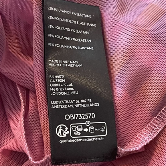 Pink Anthropologie Pilcro Women's Plaid Turtleneck Top - Picture 8 of 8